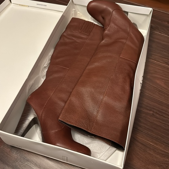Bakers Brown Leather Knee High Boots - Picture 7 of 8